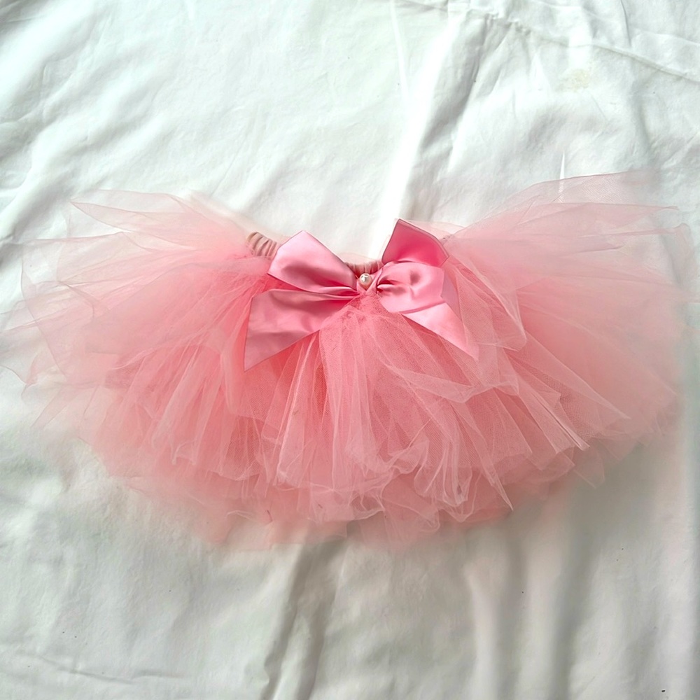 Pink fluffy tutu